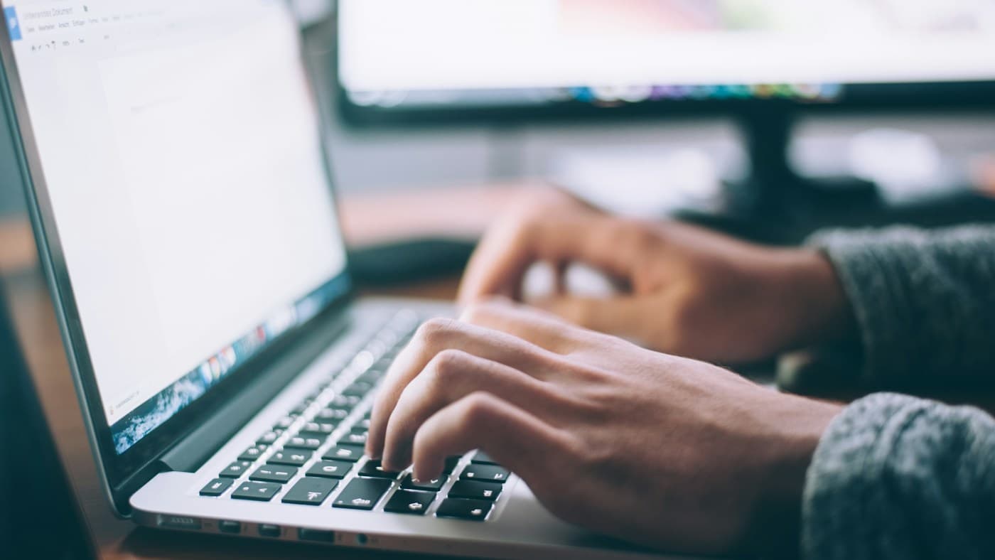 Recruiter and candidate in a positive hiring conversation